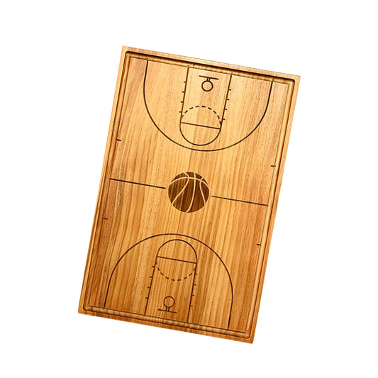 Basketball Court Wood Board - 18" x 12"