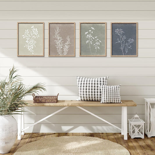 Framed Wall Art Set of 4