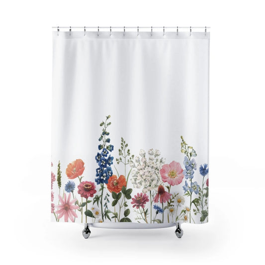 Spring Floral Garden Shower Curtain