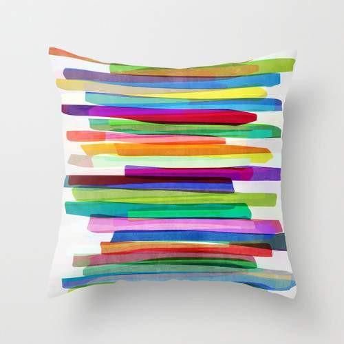 Colorful Stripes Pillow