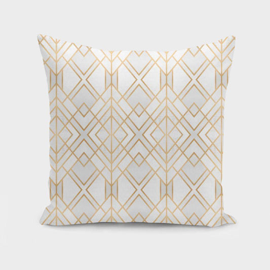 Golden Geo Pillow